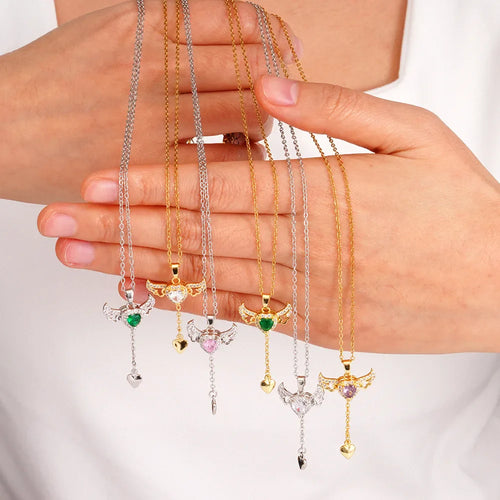 Angel Heart Necklaces for Women