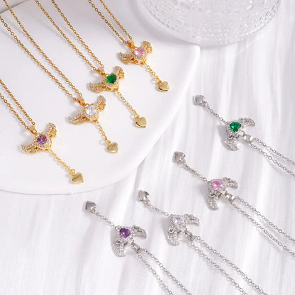 Angel Heart Necklaces for Women