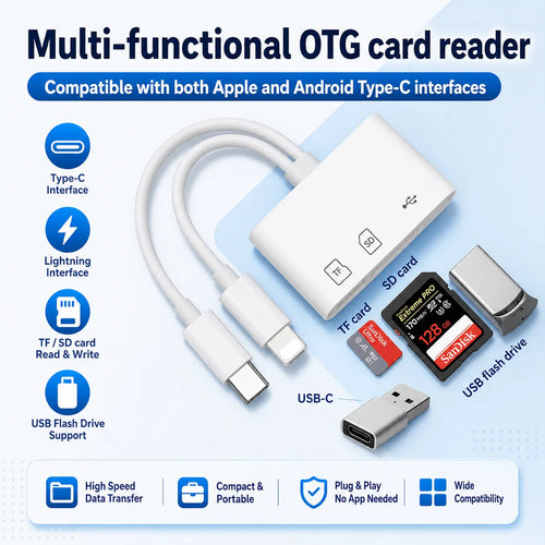 Multi-functional OTG Card Reader