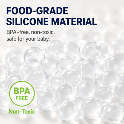 Baby Food Squeeze Spoon Feeder | 2-In-1 Silicone Feeding Bottle 👶