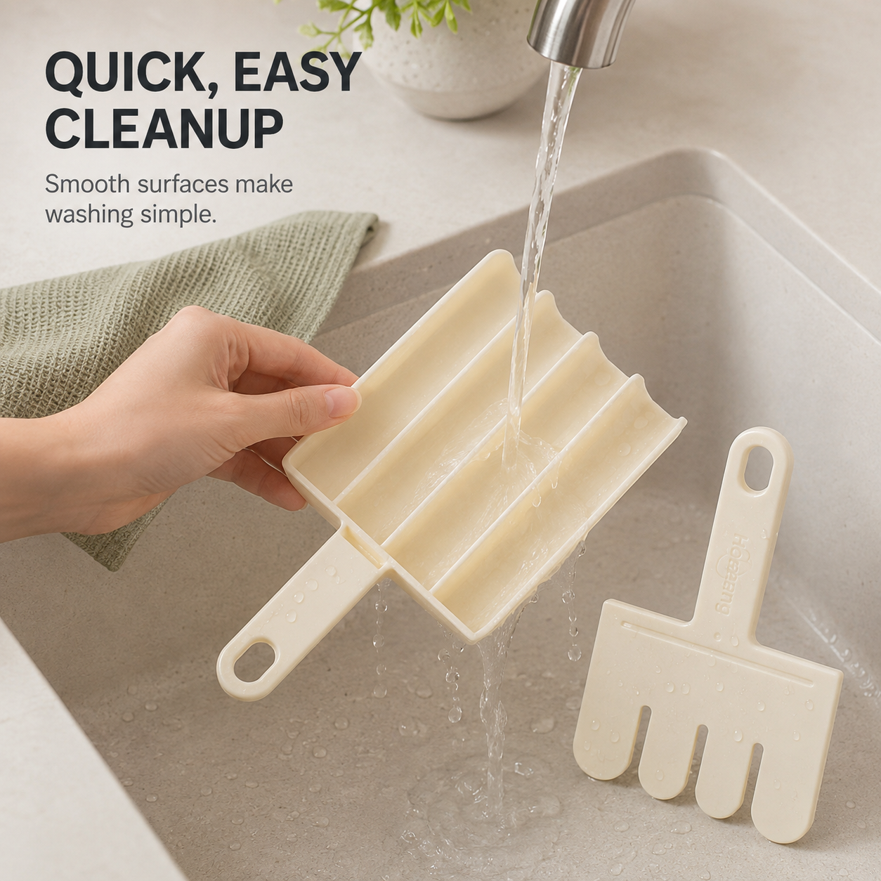 4-at-a-Time Nonstick Meatball Maker Scoop – 2-Pack