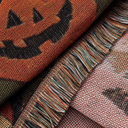 Multi-Function Woven Tassel Blanket