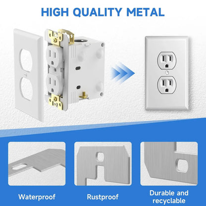 🔧 Wall Plate Spacer Kit for Loose Outlets