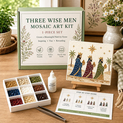 Faith-Inspired Sea Glass Art Kit – Beginner-Friendly