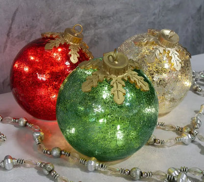 🎅Glass Tabletop Christmas Ornaments🔔🎁