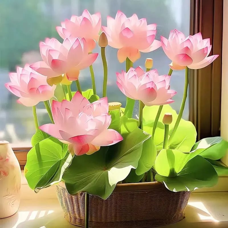 🌸[7 days germination]💐The Sacred Bonsai Bowl Lotus Flower