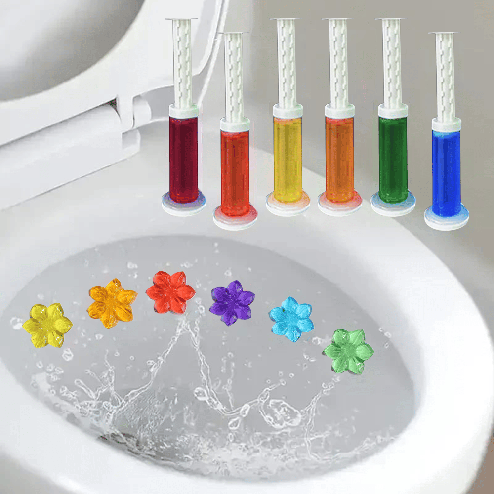 🔥Hot Sale🚽72 Flowers Toilet Cleaner Gel Stamp