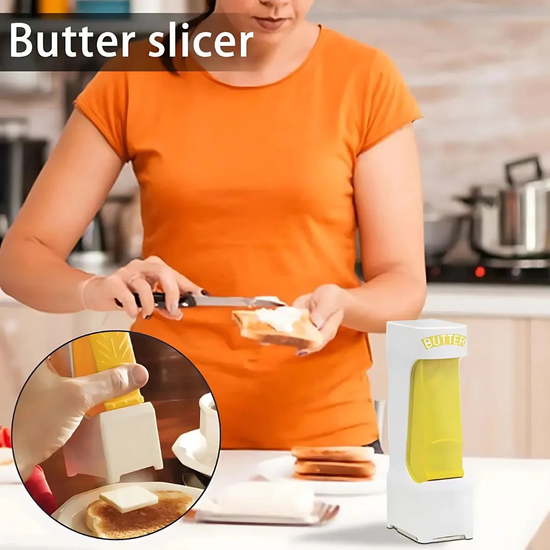 One-Click Butter Slicer🧈 Slice Even Butter Cubes Easily