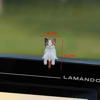 Hand-Painted Mini Cat Desk Figurines 😺