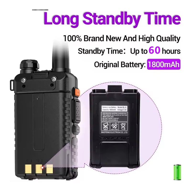 📻✨UV-5R Dual Band Ham Radio – Stay Connected Anywhere! 🌍🚶‍♂️