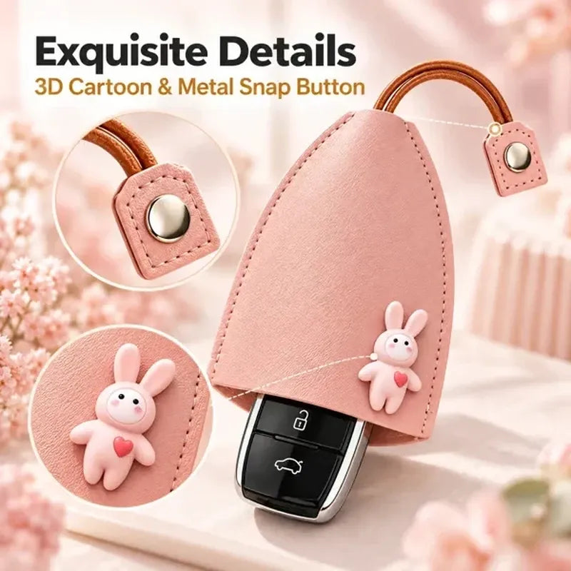 Cute Cartoon Pull-out Key Case
