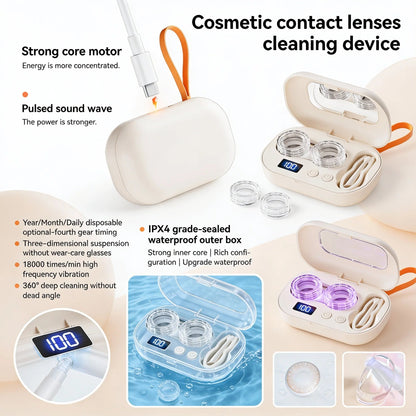 Ultrasonic Contact Lens Cleaner