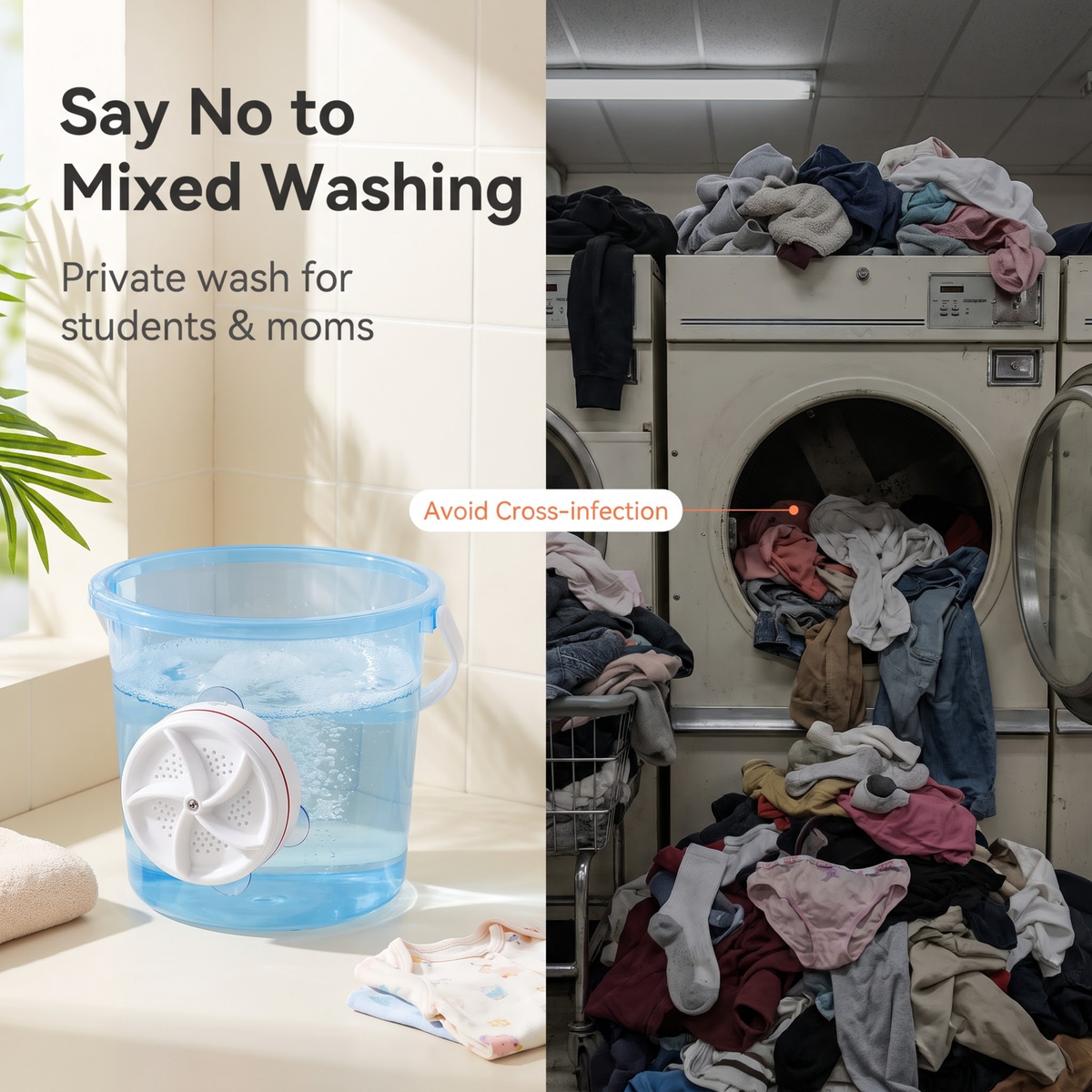 Portable Turbo Washer for Dishes & Laundry