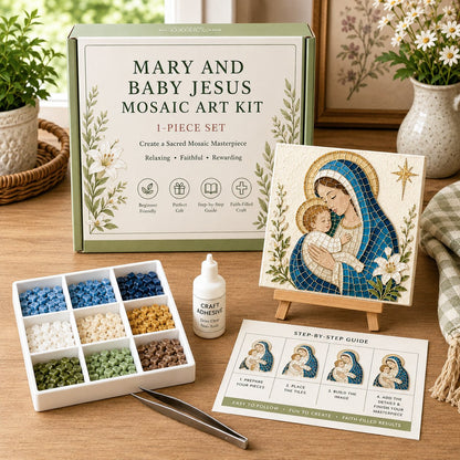 Faith-Inspired Sea Glass Art Kit – Beginner-Friendly