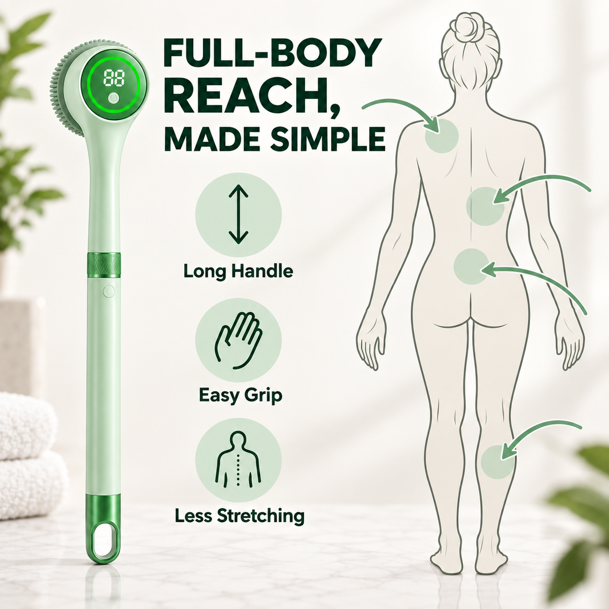 Rechargeable Electric Body Scrubber