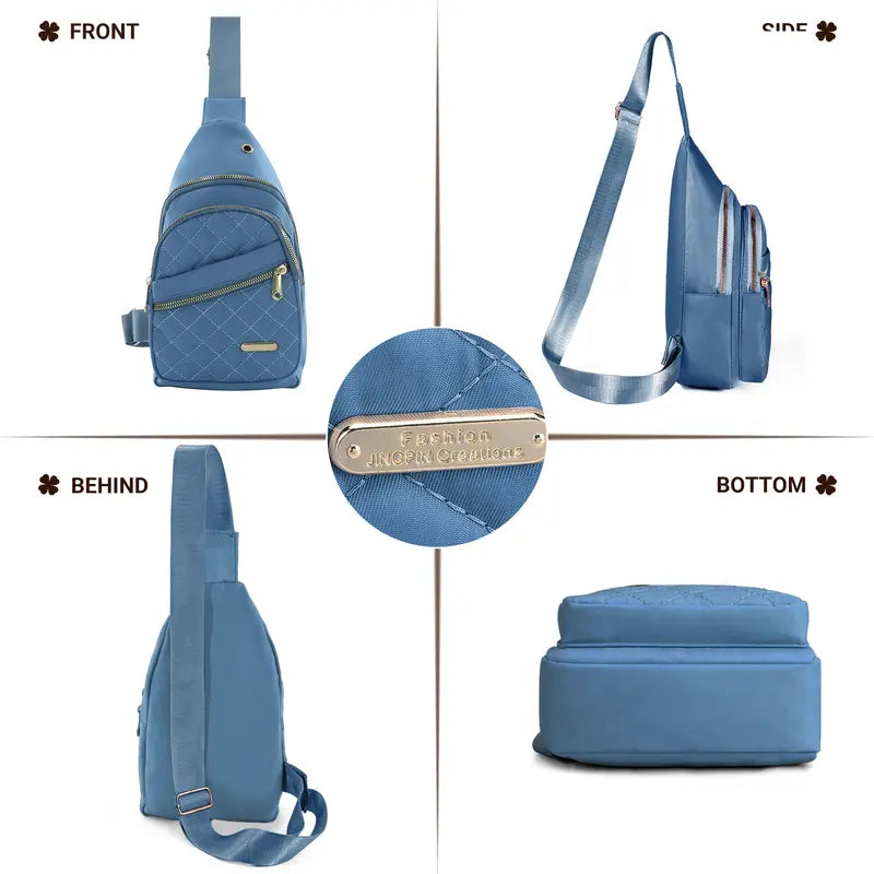 Small Crossbody Sling Bag – Lightweight Travel Daypack