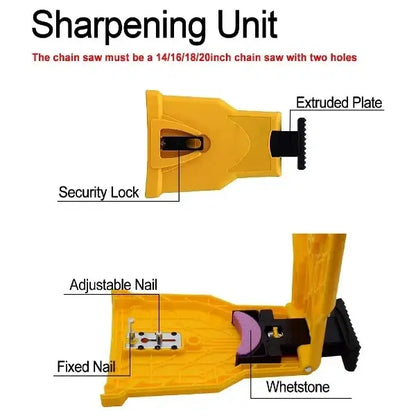 Portable Chainsaw Sharpener – Fits 14–20 Inch Chainsaws