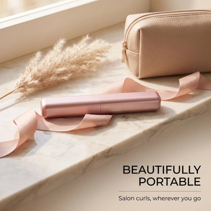 Cordless Mini Ceramic Hair Curler with USB-C Charging