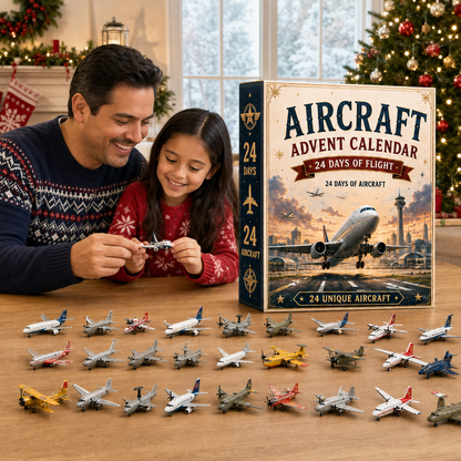 24 Days of Flight with 24 Unique Miniature Airplanes, Jets & Aviation Collectibles