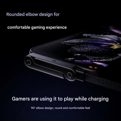 ⚡2-in-1 Invisible Holder Charger Cable – 240W Fast Charging Cord with Built-In Phone Stand