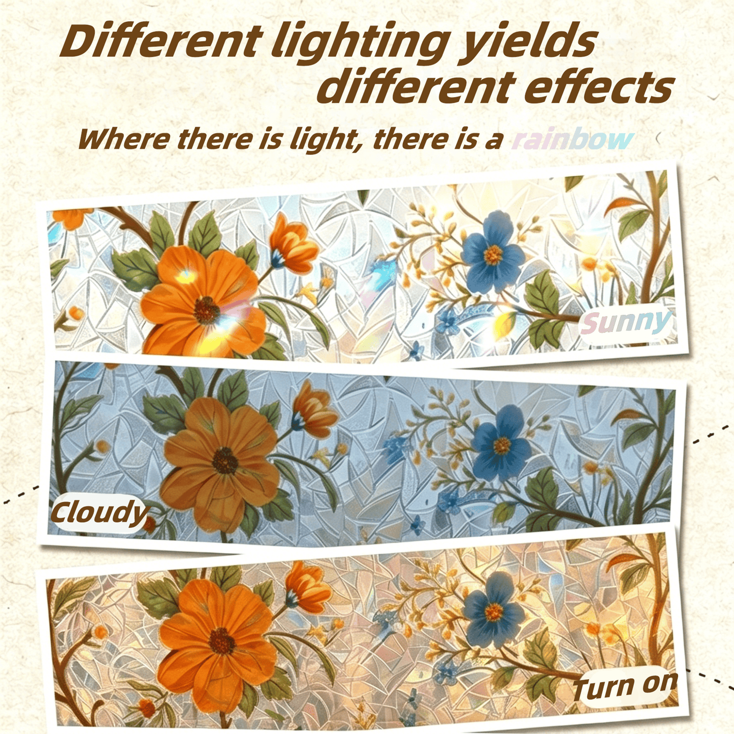 🌸 Botanical Window Decals