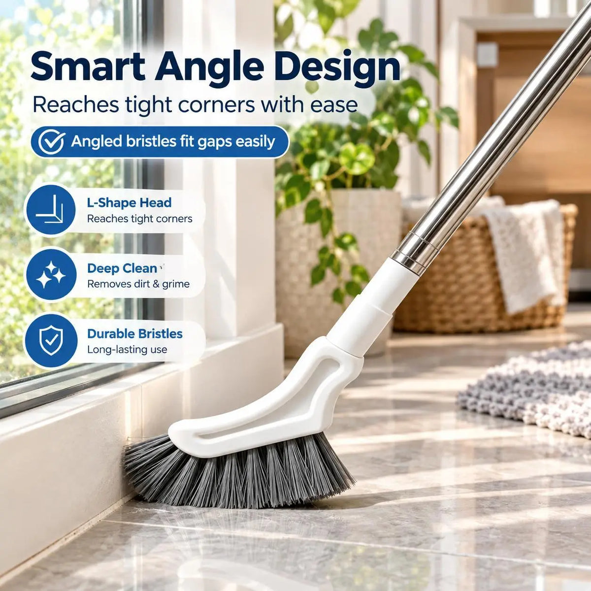 🧼 Telescopic Crevice Cleaning Brush