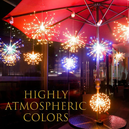 🎆 4-Pack Solar Fireworks Lights