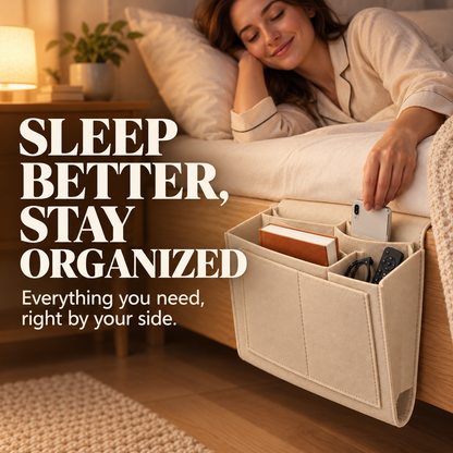 Bedside Hanging Organizer – Keep Essentials Within Reach