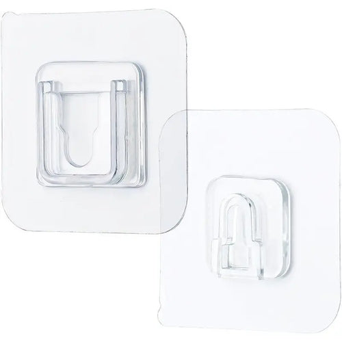 10-Pair Double-Sided Adhesive Wall Mounted Hooks