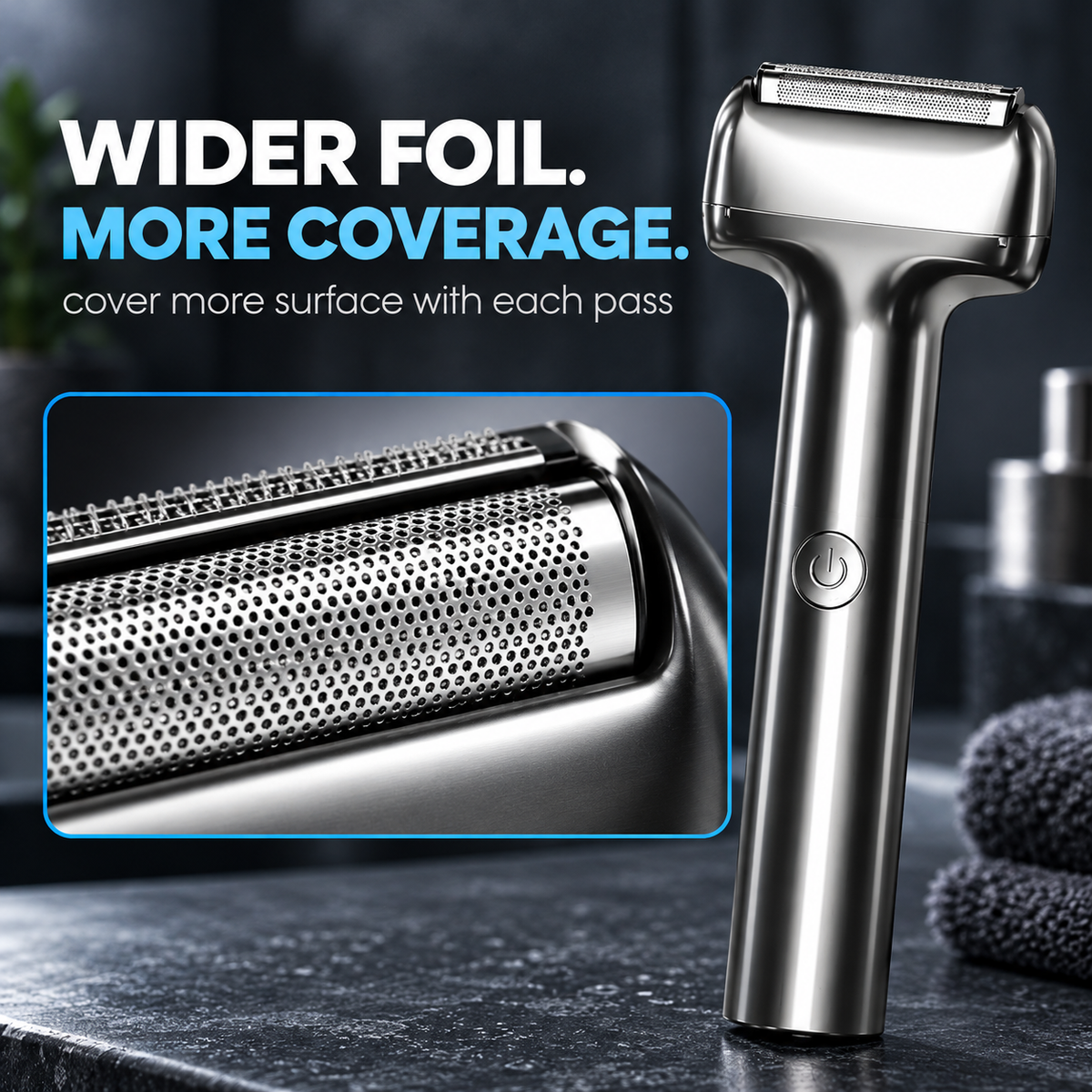 2026 Men's Rechargeable Foil Electric Shaver