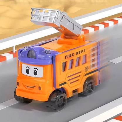 🚗✨Flip & Change Reverse Car | Cartoon Transformable Kids Toy