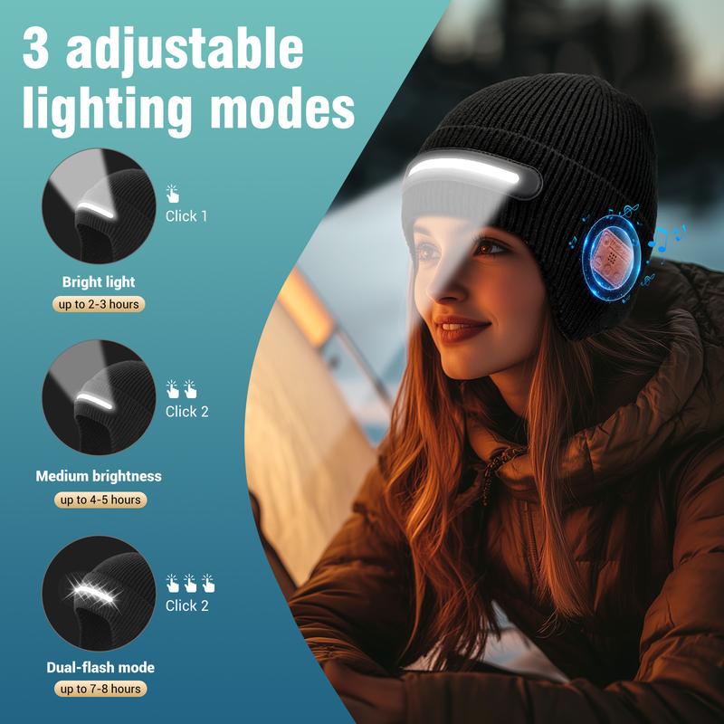 Bluetooth Beanie with Light