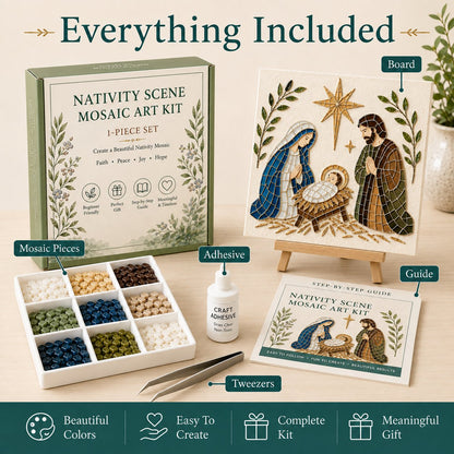 Faith-Inspired Sea Glass Art Kit – Beginner-Friendly