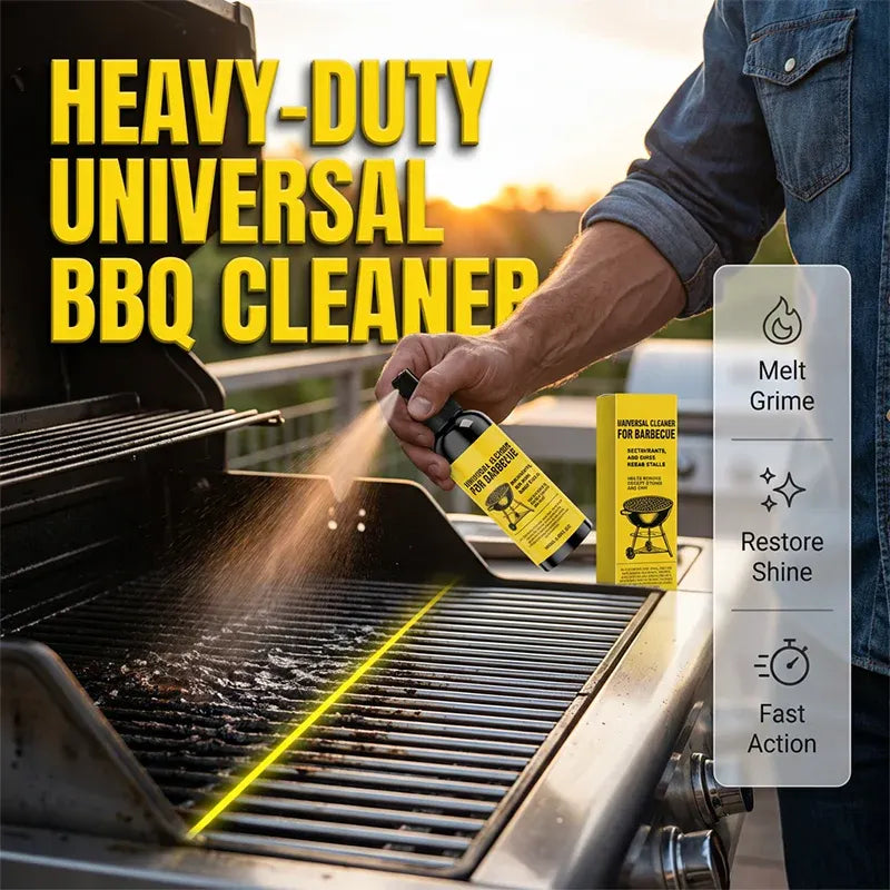 🧽 Heavy-duty BBQ cleaner – dissolves carbon, grease, and baked-on grime!