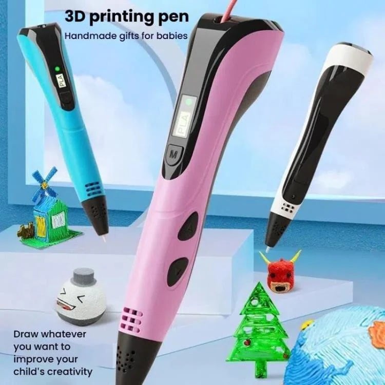 🎨 3D Printing Pen for Kids – Educational DIY Drawing Tool