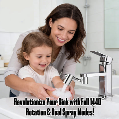 Upgrade Your Sink Experience with the 360° Rotating U Shaped Faucet Extender 🚰