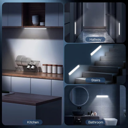 🏆Flash Sale⚡ 50K+ SOLD! Almost Gone-💥💡Under Cabinet Lights-52LED Motion Sensor Night Light Indoor