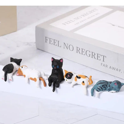 Hand-Painted Mini Cat Desk Figurines 😺