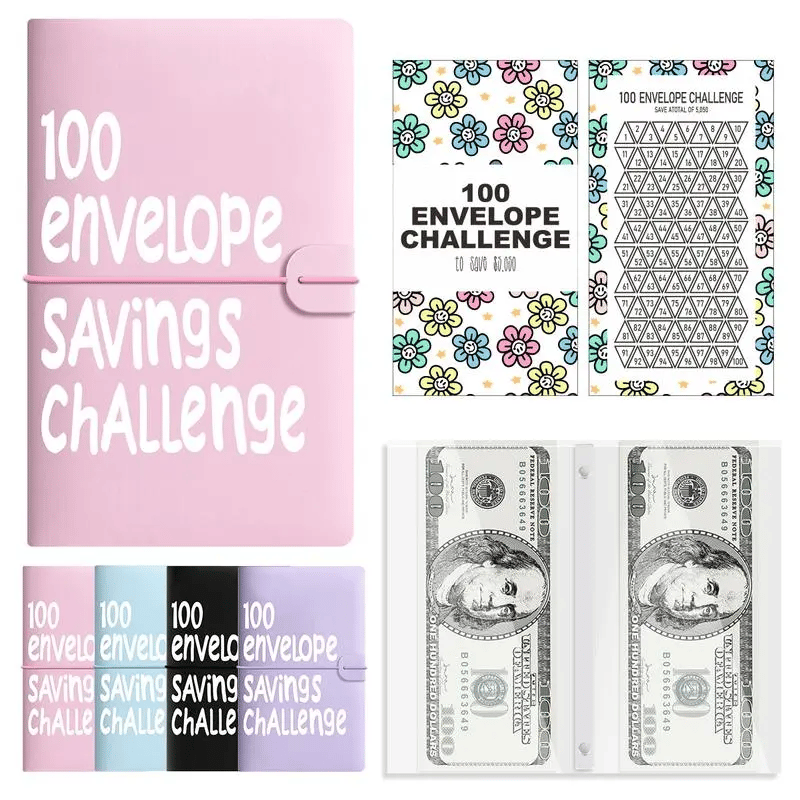 🔥✉️100 Envelope Savings Challenge Book