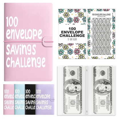 🔥✉️100 Envelope Savings Challenge Book