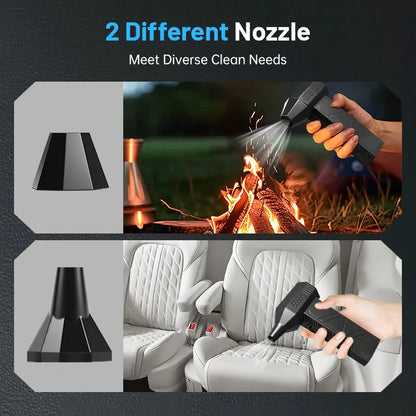 Powerful Turbo Mini Jet Fan, Rechargeable Portable Compact Handheld Fan