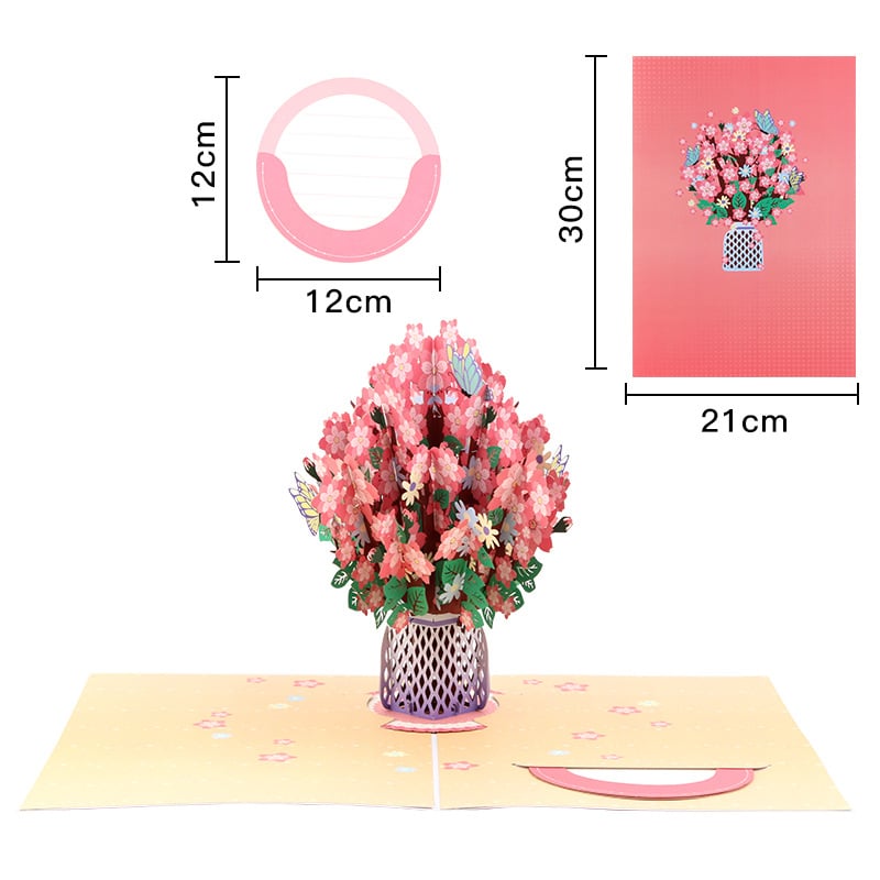 🌹 FOREVER-BLOOMING 3D VALENTINE'S POP-UP CARD