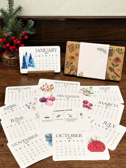 🌱Eco-Friendly Plantable “Timeless” Seed Calendar 2027