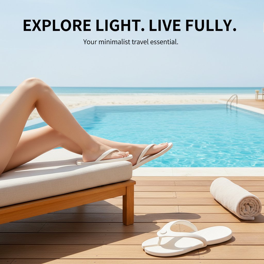 Ultra-Thin Foldable Flip Flops