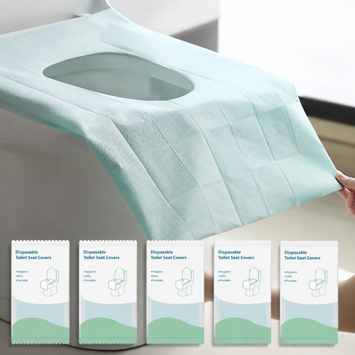 Disposable Toilet Seat Covers Waterproof 16x24in
