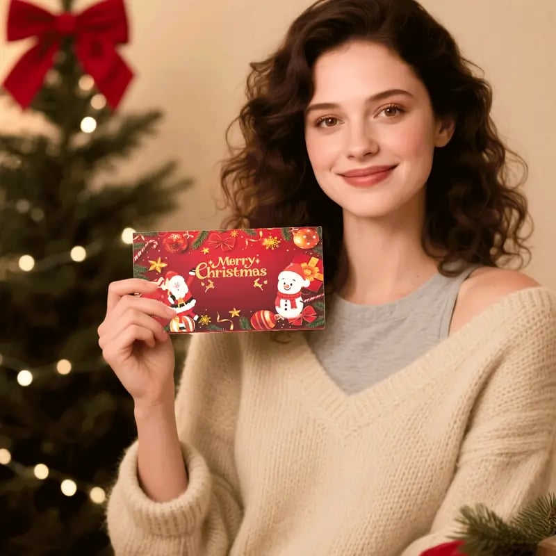 🏆Flash Sale⚡ 50K+ SOLD! 🎅💸Christmas Cash Gift Envelope– A creative way to give cash this Christmas!