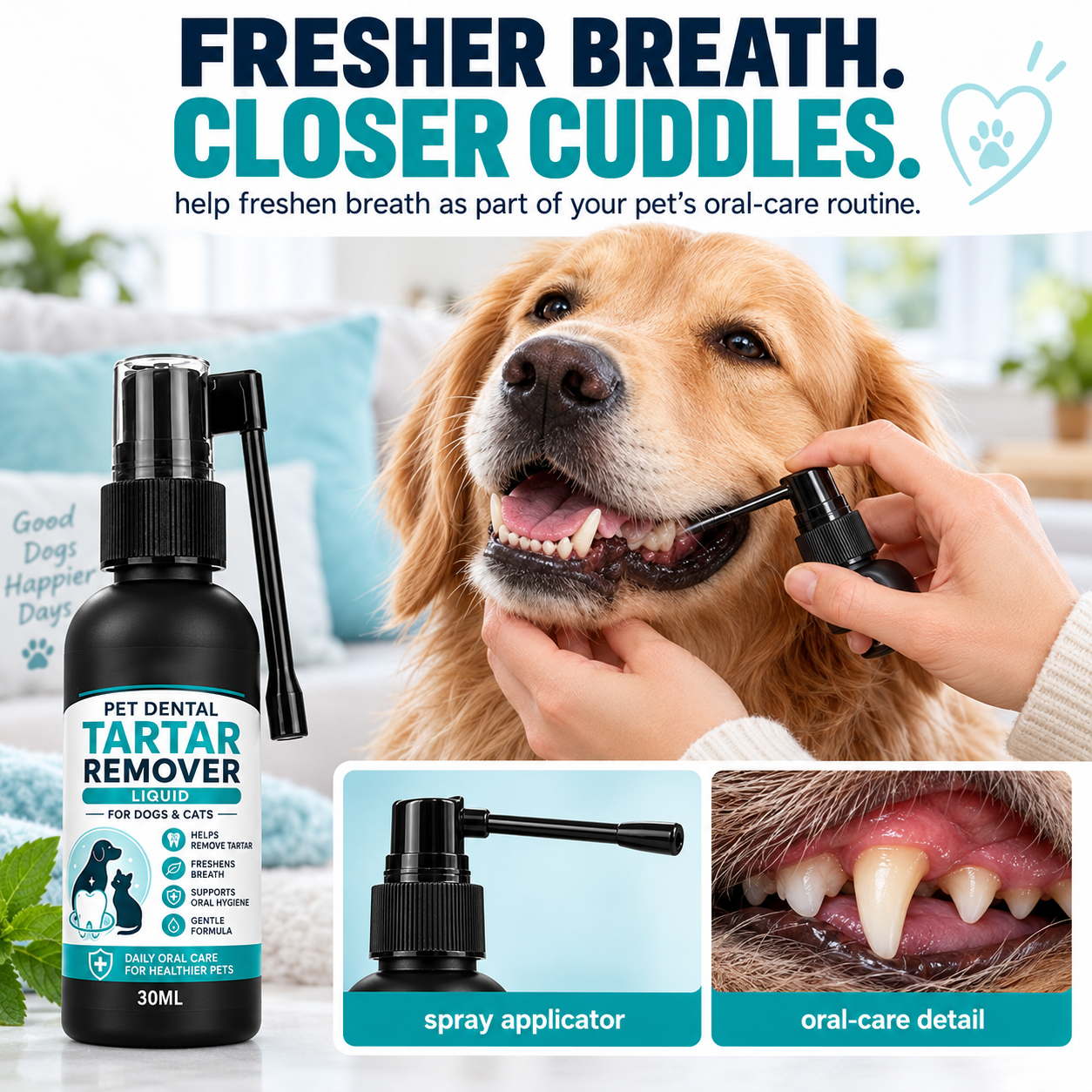 🐾Gentle Pet Dental Cleaning Spray