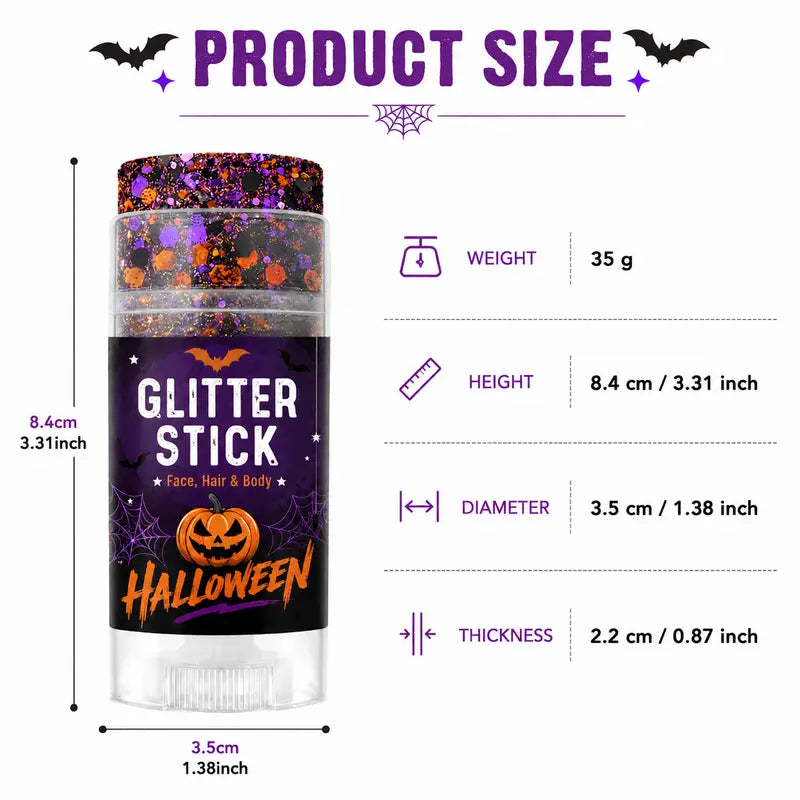 Halloween Glitter Stick for Face
