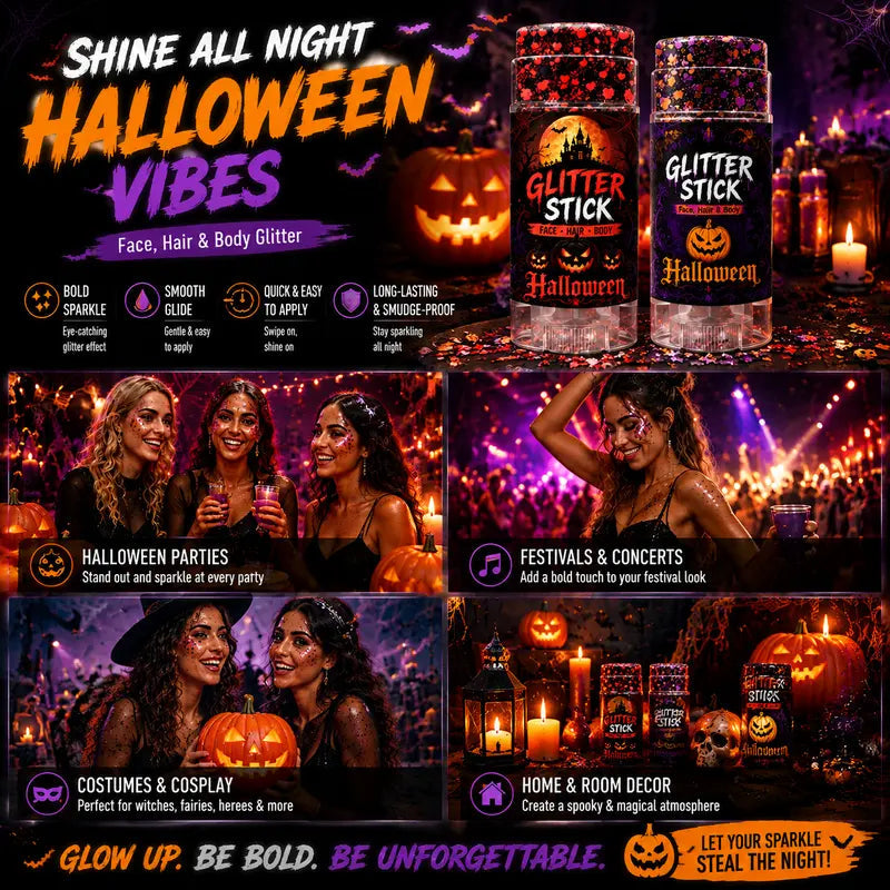Halloween Glitter Stick for Face