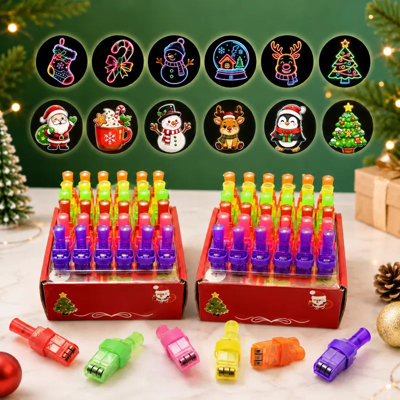 👻🎃 Halloween Finger Projector Rings – LED Party Favors for Kids